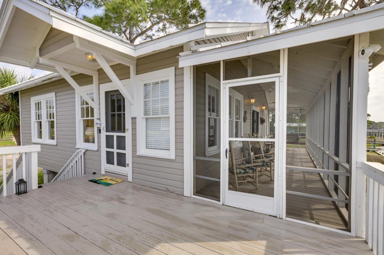 Waterfront Ochlockonee Bay Cottage With Views! Panacea ภายนอก รูปภาพ