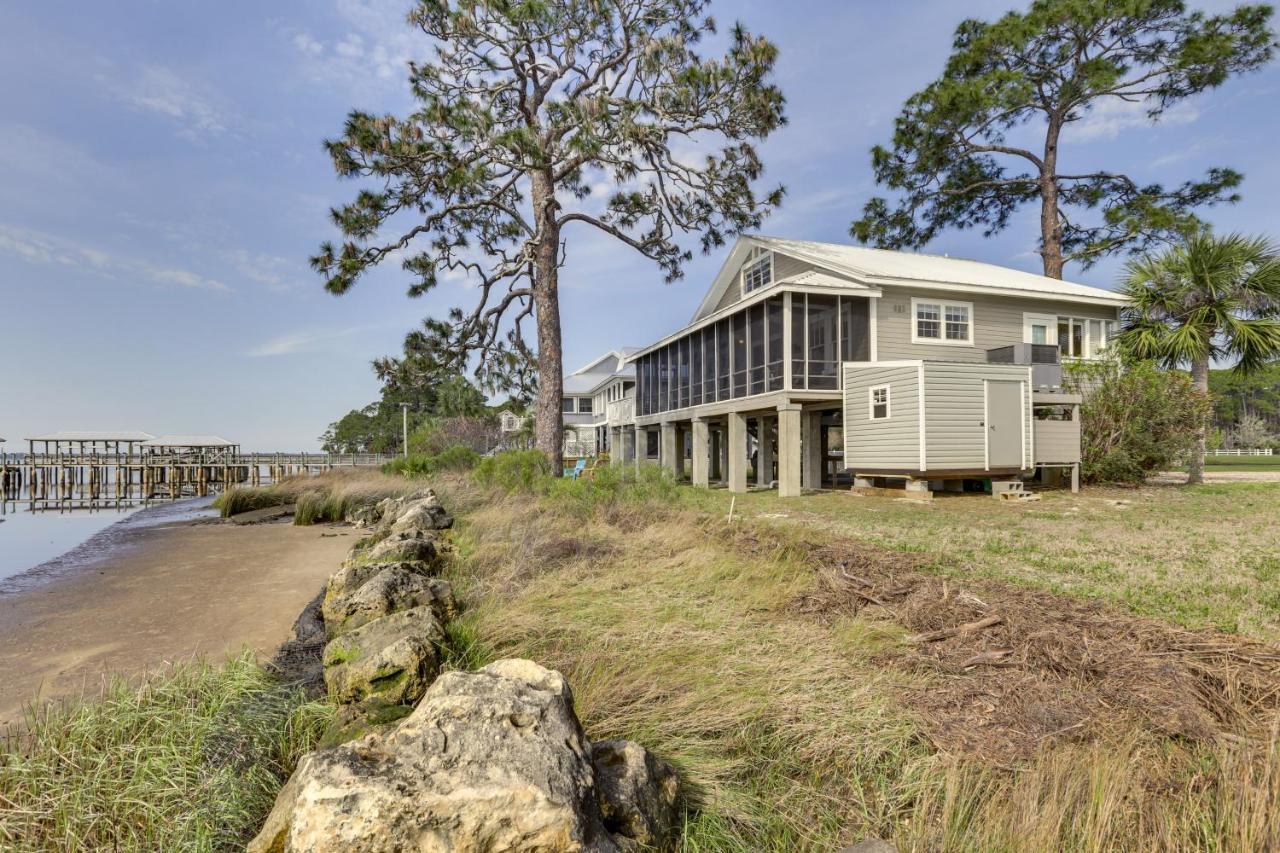 Waterfront Ochlockonee Bay Cottage With Views! Panacea ภายนอก รูปภาพ